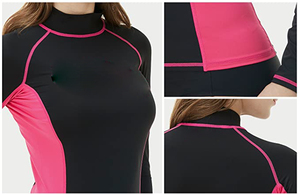 Hot Sale Custom Made <strong>Women's</strong> UPF 50+ Long Sleeve Rash Guard Breathable Surf <strong>Swim</strong> <strong>Shirts</strong> <strong>for</strong> Beach Water Sports UV/Sun Protection - Product Image 6