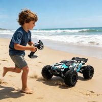 Voiture de course RC tout-terrain HT Q117-B 1/16 de qualité hobby, moteur brushless haute vitesse 70 km/h, 4 roues motrices, télécommande 2,4 GHz, jouet