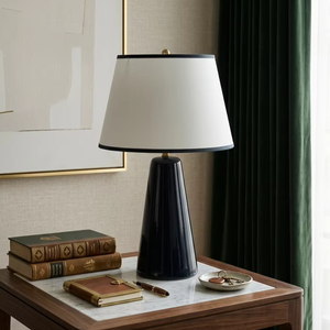 Minimalist Black Plug in Hotel <b>Table</b> Lamp <b>Bedside</b> <b>Table</b> Lamp Modern <b>Table</b> Lamp with <b>White</b> Fabric Shade for Bedroom - Product Image 1