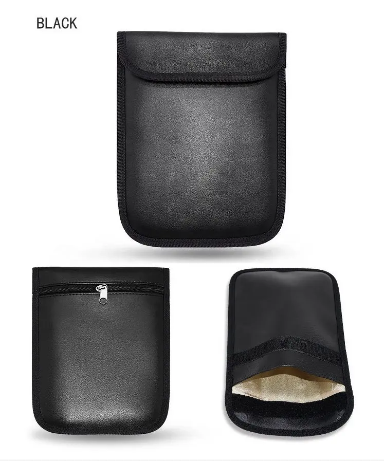 Yeni büyük boy genel amaçlı ped dizüstü anti-radyasyon kanti-degaussing koruyucu sinyal çantası düz çok fonksiyonlu çanta