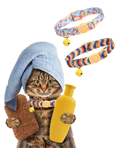 Wholesale Custom logo Adjustable Nylon Cat <b>Collar</b> - Product Image 3