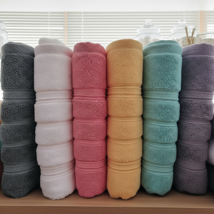 Serviette de toilette tissée 100% coton, séchage rapide, écologique, légère - Product Image 1