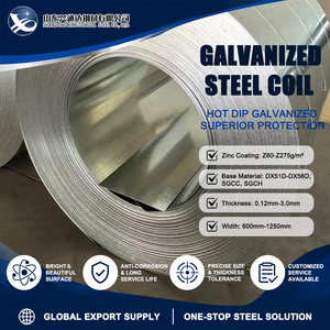 CS Type C DX52D Hot Dip Galvanized Z120 G/sqm 0.80mm 1250mm JIS G3302 Galvanized Steel Coil for Automotive Parts - Product Image 1