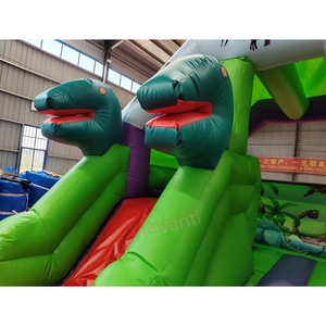 Dinosauro buttafuori piccolo castello per adulti castello <span class=keywords><strong>jurassic</strong></span> parco gonfiabile a secco parco gonfiabile - Product Image 3