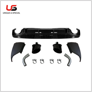 Pièces de modification automobile pour <span class=keywords><strong>Audi</strong></span> Q5 21-23 Upgrade RSQ5 Lèvre de diffuseur de pare-chocs arrière Diffuseur arrière Spoiler Lip 2021-2023 Year - Product Image 1