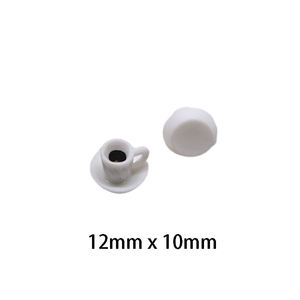 Прекрасный миниатюрный шоколадный шар жареная чипсы кофейная чашка рекламный щит из смолы кабошон аксессуары для кукольного дома - Product Image 5