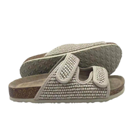 Pantoufles à enfiler classiques unisexes à prix abordables Sandales de marque pour femmes Chaussures décontractées antidérapantes en tissu Eva