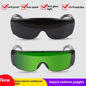 نظارات واقية صناعية حديثة بشعار مخصص ، نظارات Z87 ذات إطار شفاف للعمل ، عدسات ملونة ، نظارات سلامة بموجات الحرارة - Product Image 2