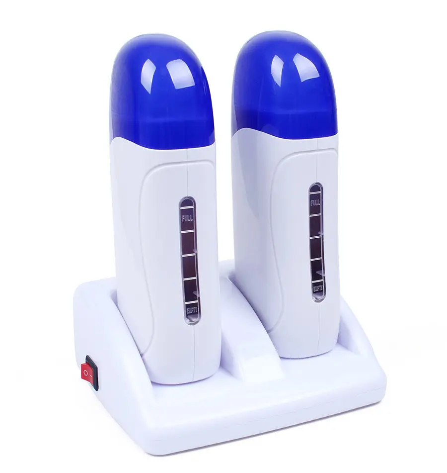 Professional Beauty Salon Depilatory Use Hair Removal Two Seat double wax heater Roll-On Wax roller wax Machine