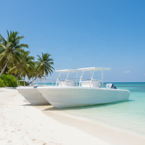 Yacht Sportivo Oceanico Personalizzato <span class=keywords><strong>da</strong></span> 7,20m (24ft) in Vetroresina con Scafo <span class=keywords><strong>a</strong></span> V Profondo, <span class=keywords><strong>Barca</strong></span> <span class=keywords><strong>a</strong></span> <span class=keywords><strong>Vela</strong></span> <span class=keywords><strong>a</strong></span> Due Motori per Pesca e Sport - Product Image 2