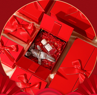 Boîtes personnalisées avec ruban, boîte cadeau à double ouverture, emballage pour bijoux, boîte pour jouets sexuels, cadeaux de mariage, design tendance recyclable
