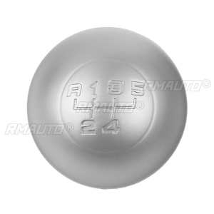 Poignée de levier de vitesses à 5 vitesses, ronde, manuelle, en argent mat pour Alfa Romeo Giulietta 2010 et plus - Product Image 3