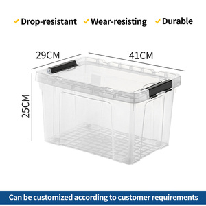 Znst002 Nhiệm Vụ Nặng Nề Hình Chữ Nhật Nhựa Trong Suốt Hộp Lưu Trữ Với Nắp Đa Chức Năng Công Suất Lớn - Product Image 2