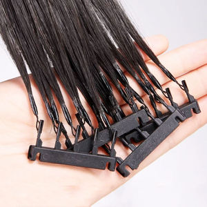 Extensions de cheveux 6D vierges russes naturelles Remy, alignées aux cuticules, pour salon - Product Image 1