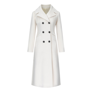 معطف شتوي صوفي طويل نسائي من LOVEXUAN، ماركات عالمية موثوقة، معطف صوف أبيض للسيدات يصل للقدمين - Product Image 1