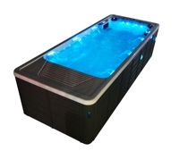 Cubierta Retráctil para Piscina Spa Exterior, Ecológica, Material Acrílico, 33 Jets