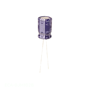 Distribuidor Autorizado ECA-0JM102B Condensador Radial de Aluminio de 1000 uF, 20%, 6.3V, Tipo Through Hole - Product Image 1