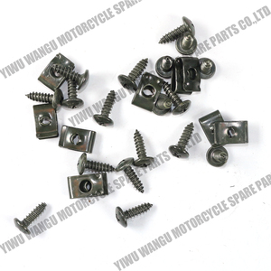 5 pièces/lot de couvercle en plastique pour moto, voiture, Scooter, quad, bicyclette, housse en plastique, vis et Clips auto-adaptés M4 M5 4.2mm 4.8mm - Product Image 1