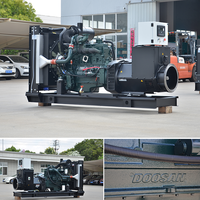 Générateur diesel Doosan refroidi par eau, triphasé, conforme aux normes EPA, puissance électrique 100 kW 125 kVA, générateur diesel Hyundai