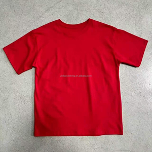 T-Shirt Oversize in Jersey Pesante 100% Cotone con Logo Personalizzato ZL <span class=keywords><strong>SURF</strong></span> Stampa Plastisol Uomo Hip Hop Casual Manica Corta - Product Image 6