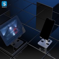 Vente chaude Support Mobile Support de Téléphone Multifonction Réglable Pliable Portable En Métal Support de Téléphone Portable Support de Téléphone De Bureau