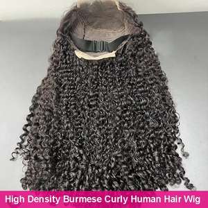 Nouvelle conception, perruque en cheveux humains bruts vietnamiens bouclés, texture <span class=keywords><strong>BBC</strong></span>, densité 250%, avec dentelle transparente 13*4, pour femmes - Product Image 6
