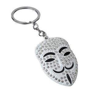 Nouveau Pendentif de Sac pour Homme, Style Européen et Américain, Motif Masque <span class=keywords><strong>V</strong></span>-Word Revenge Squad, Petit Cadeau - Product Image 5