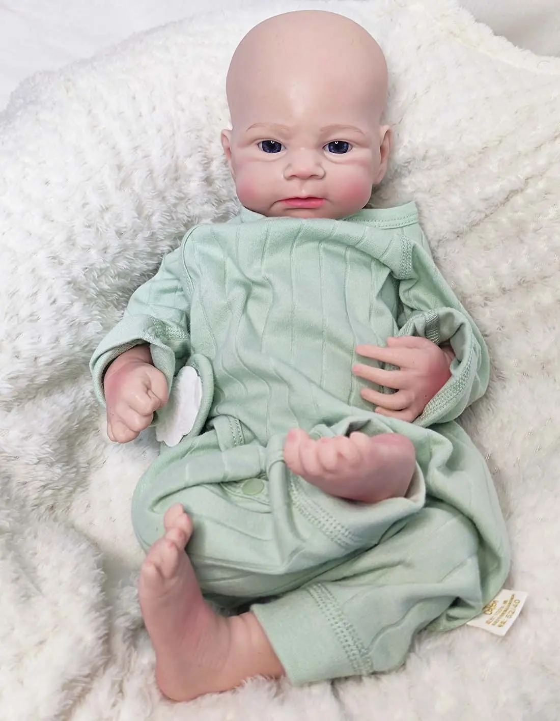 R B Little New Arrival Boneca Bebe Newborn Born Mueca De Silicon Tamao Real Silicone Reborn Baby Toddler Doll Girl Boy