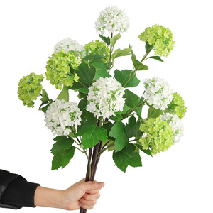 Manufacturer's INS Style Home Decoration Cloud Wood <b>Hydrangea</b> Cross-Border Wedding Style <b>Artificial</b> Flowers Milk Flavor - Product Image 5