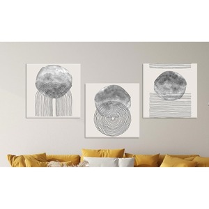 Pintura sobre lienzo WORLD LINES 57x57 cm surtido - Product Image 1