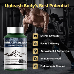 Shilajit asli Label pribadi Ultra Kapsul murni Himalaya Shilajit + ekstrak Herbal pil potensi Optimal untuk kekebalan & vitalitas - Product Image 5