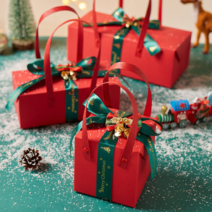 2023 Creative New Gift Box Packaging Box Christmas Christmas Eve Gift apple <strong>Suitcase</strong> Empty Box - Product Image 2