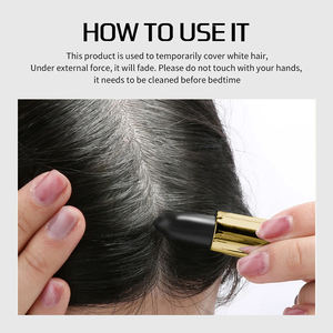 VERONNI colore grigio Stick naturale tinture per <span class=keywords><strong>capelli</strong></span> conveniente temporanea <span class=keywords><strong>coprire</strong></span> i <span class=keywords><strong>capelli</strong></span> grigi - Product Image 5