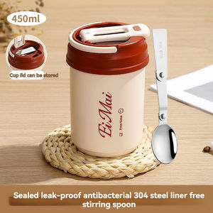 Mug à café portable, tasse à latte portable, tasse isotherme en acier inoxydable 304 de haute qualité - Product Image 6