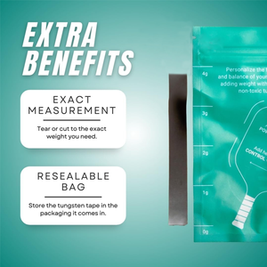 แถบเทปทังสเตนถ่วงน้ำหนักสำหรับพิเคิลบอลแบบมีกาวในตัวไม่เป็นพิษแบบกำหนดเอง - Product Image 6