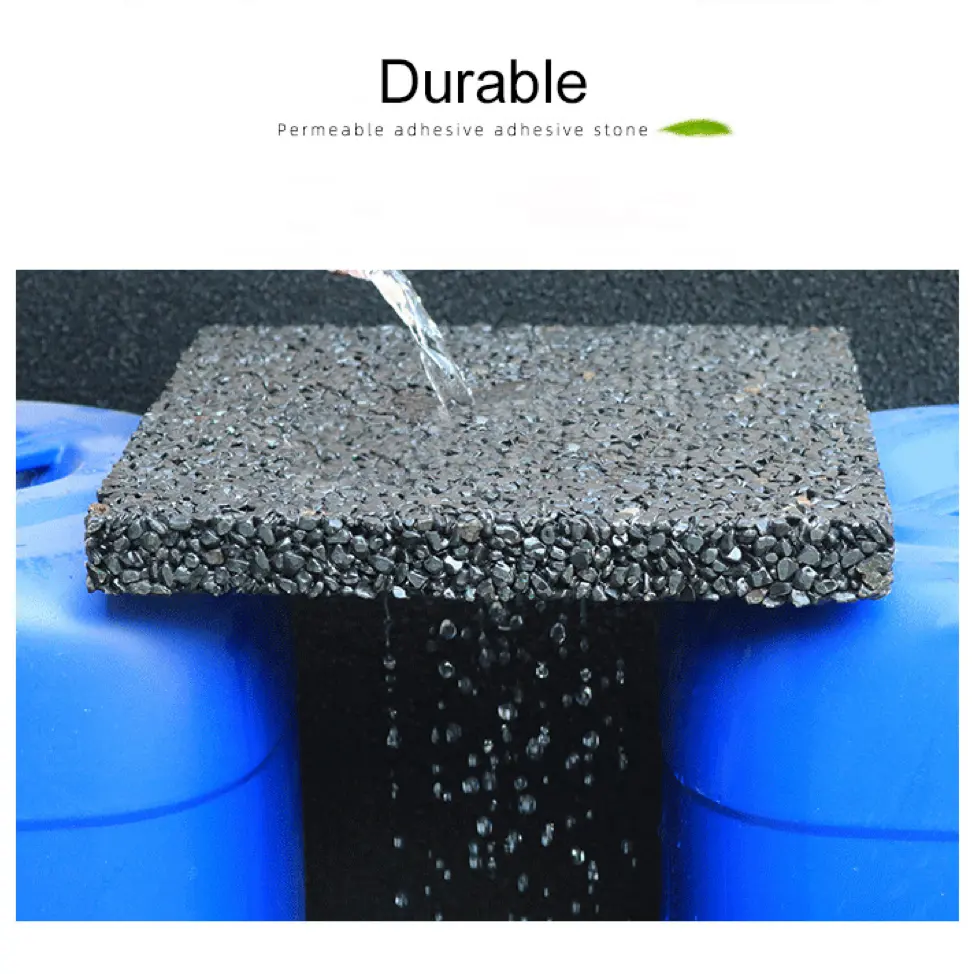 UV Stable Epoxy Resin Driveway Stone PU Resin Coating Bound Stone Resin for permeable paving