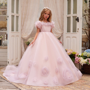 High Quality Kids Princess <strong>Girl</strong> <strong>Dress</strong> Flower Formal Evening Flower <strong>Girls</strong> <strong>Dresses</strong> Wedding Party Ball Gown Kids <strong>Dresses</strong> for <strong>Girls</strong> - Product Image 4