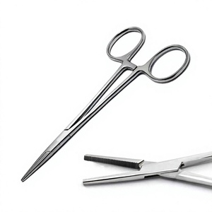 Pinzas para Mosquitos Rectas de 12.5cm, Pinzas Quirúrgicas de Acero Inoxidable de Primera Calidad, Logotipo OEM, Fabricante al por Mayor, Instrumentos Médicos - Product Image 1