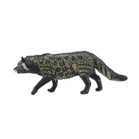 Modèle d'animal sauvage en PVC massif, simulation transfrontalière, Linceau des marais, Génet africain, jouet d'assemblage, figurine cognitive pour enfants, objet décoratif