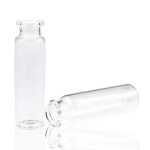 ขวดแก้วใสก้นแบนขนาด 20 มล. สำหรับใส่ตัวอย่างแบบ Crimp Headspace Vial - Product Image 2
