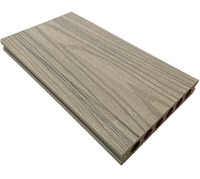 Terrasse en composite bois-plastique moderne, résistante aux intempéries, ignifuge, écologique, antidérapante, lisse, à clipser
