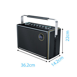 Grandi altoparlanti BT subwoofer da esterno boombox karaoke altoparlante per feste contral remoto grande Speaker portatile - Product Image 3