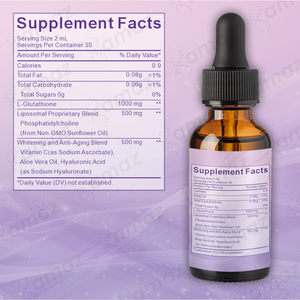 Amaz OEM Hot <strong>Selling</strong> OEM Liposomal <strong>Glutathione</strong> Liquid Oral Liquid 1500mg Reduced Concentrated <strong>L</strong>-<strong>Glutathione</strong> Drops Skin Care - Product Image 2