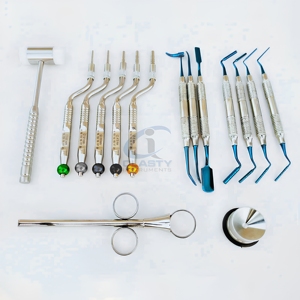 ชุดเครื่องมือทันตกรรมมืออาชีพ CLASTY INSTRUMENTS ชุดเครื่องมือผ่าตัดสแตนเลสคุณภาพพรีเมียมสำหรับทันตแพทย์ ใช้ซ้ำได้ มาตรฐาน CE - Product Image 1