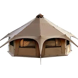 نزهة عائلية صغيرة نفخ خيمة glamping 7m قماش