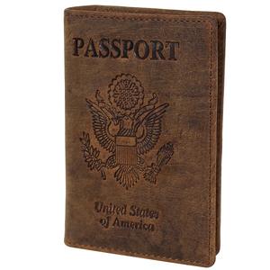 Genuine <b>Leather</b> <b>Passport</b> Holder With Pen Holder And Card Slots UK <b>Passport</b> <b>Cover</b> Lightweight British <b>Passport</b> Holder - Product Image 4