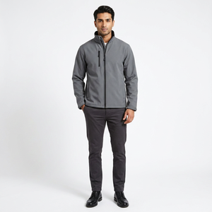 Finer Threads 2026 Custom <b>Canvas</b> <b>Jacket</b> <b>Men</b> XXL Stand Collar Hooded Waterproof Wind Resistance Zipper Design Outdoor Hiking - Product Image 1