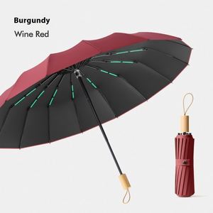 Paraguas Plegable Manual de Alta Gama con 32 Varillas y Revestimiento Negro, Sombrilla Grande para Mujer, Doble Uso para Sol y Lluvia, Protección UV, Función de Colgado - Product Image 6