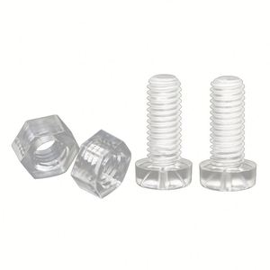 Tornillo de Plástico Transparente con Cabeza Phillips y Tuerca Hexagonal de Acrílico PC, M2.5-M10, Aislado, para Decoración Electrónica - Product Image 3