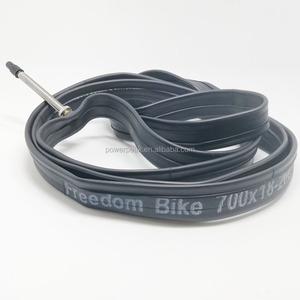 Chambre à air de pneu de gravier en caoutchouc butyle de haute qualité <span class=keywords><strong>700x23</strong></span>/25C 700x28/35C 700x35/43C pneu et tube de <span class=keywords><strong>vélo</strong></span> de <span class=keywords><strong>route</strong></span> de ville - Product Image 1